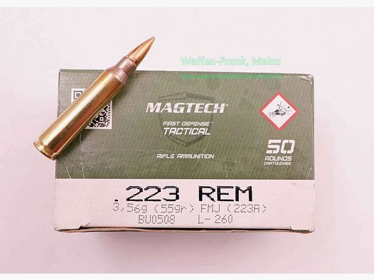 Cartouches de Fusil MagTech .223Rem