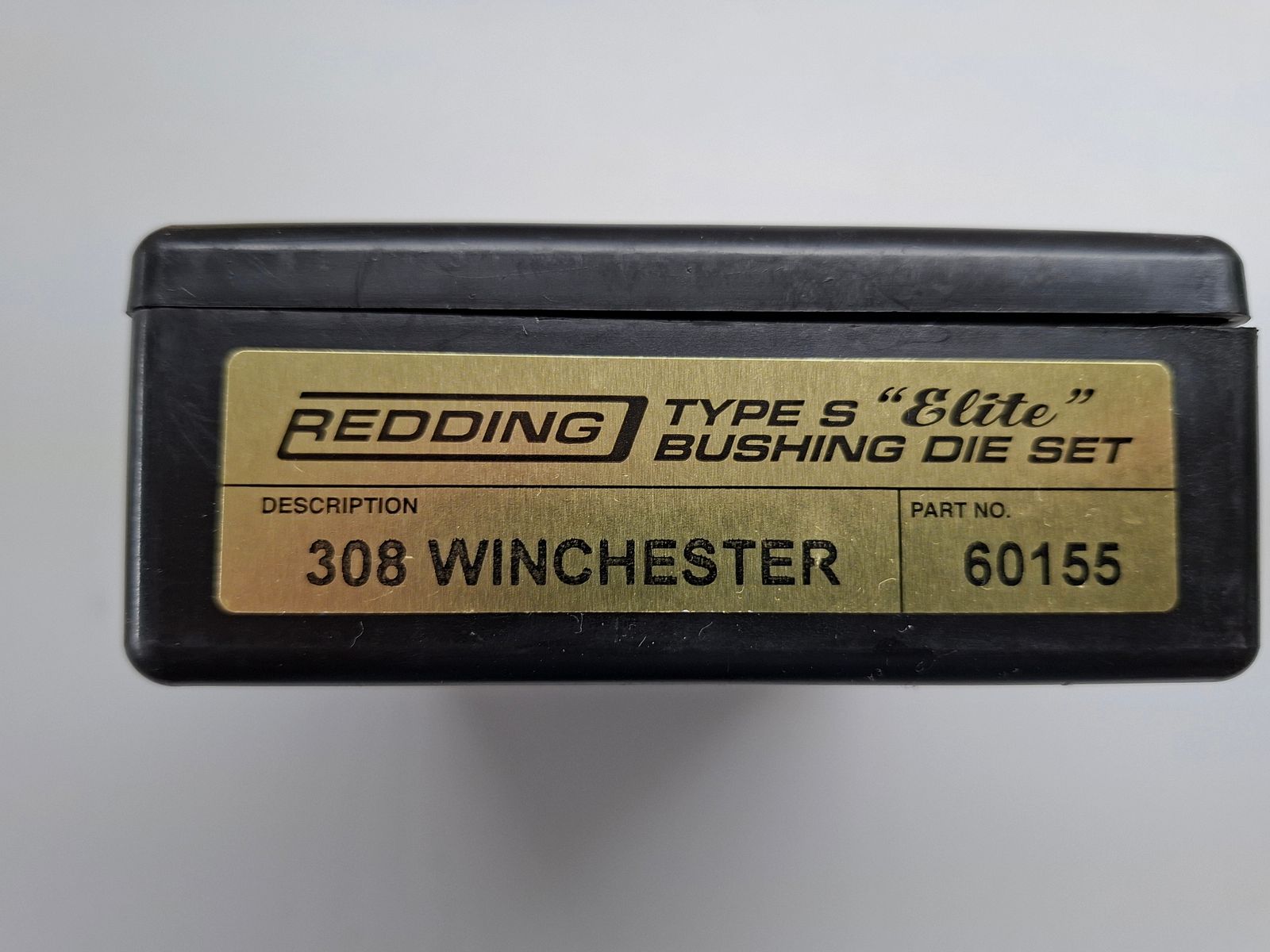 Redding Typ S Elite Bushing Die Set 308 Win. Set di matrici come nuovo