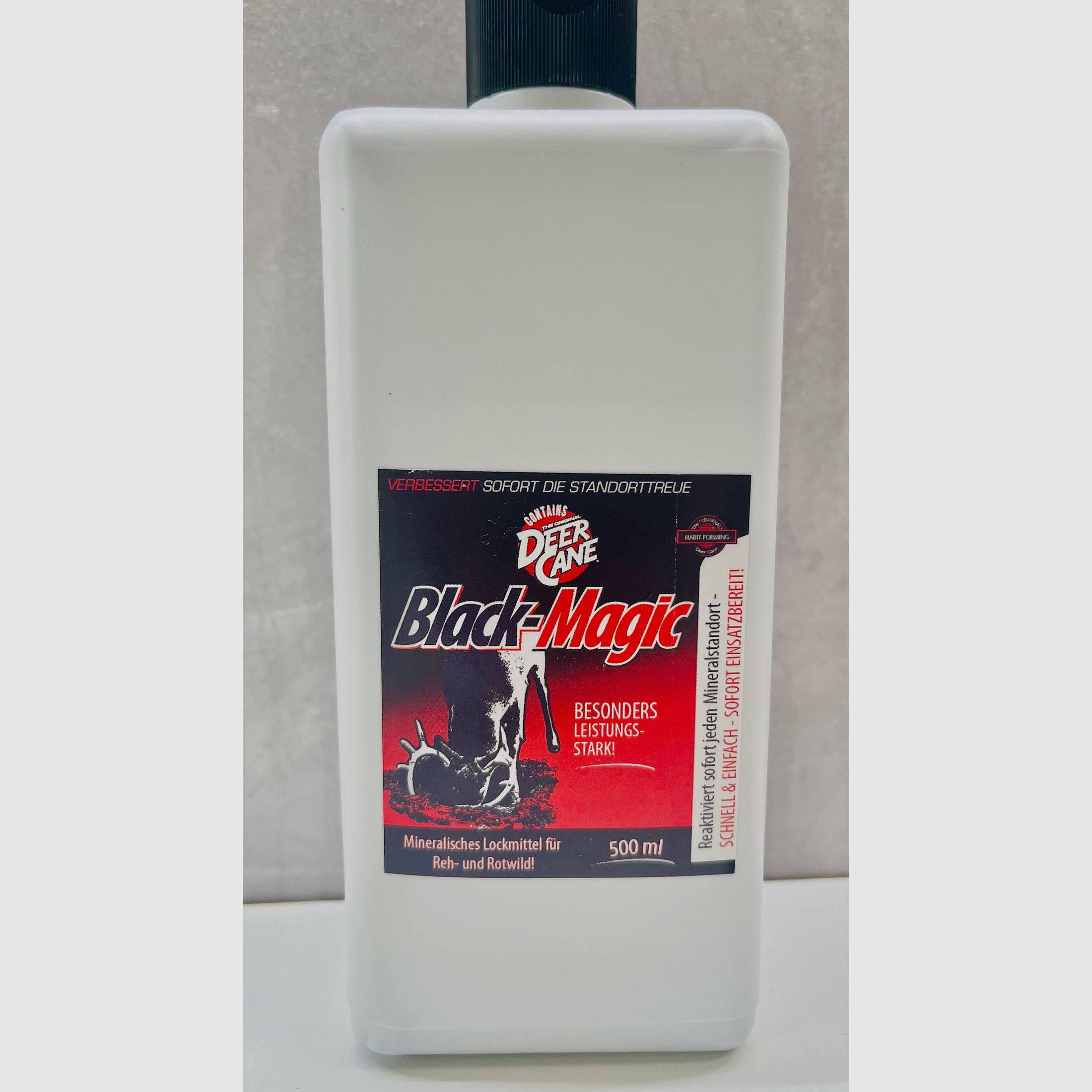 Evolved - Dear Cane Black-Magic Liquid Premium Lockmittel für Reh- und Rotwild, 500ml