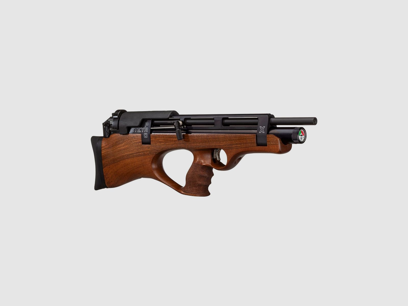 Steyr Matchluftgewehr PRO X Scout Kaliber 4,5 mm - schwarze Kartusche