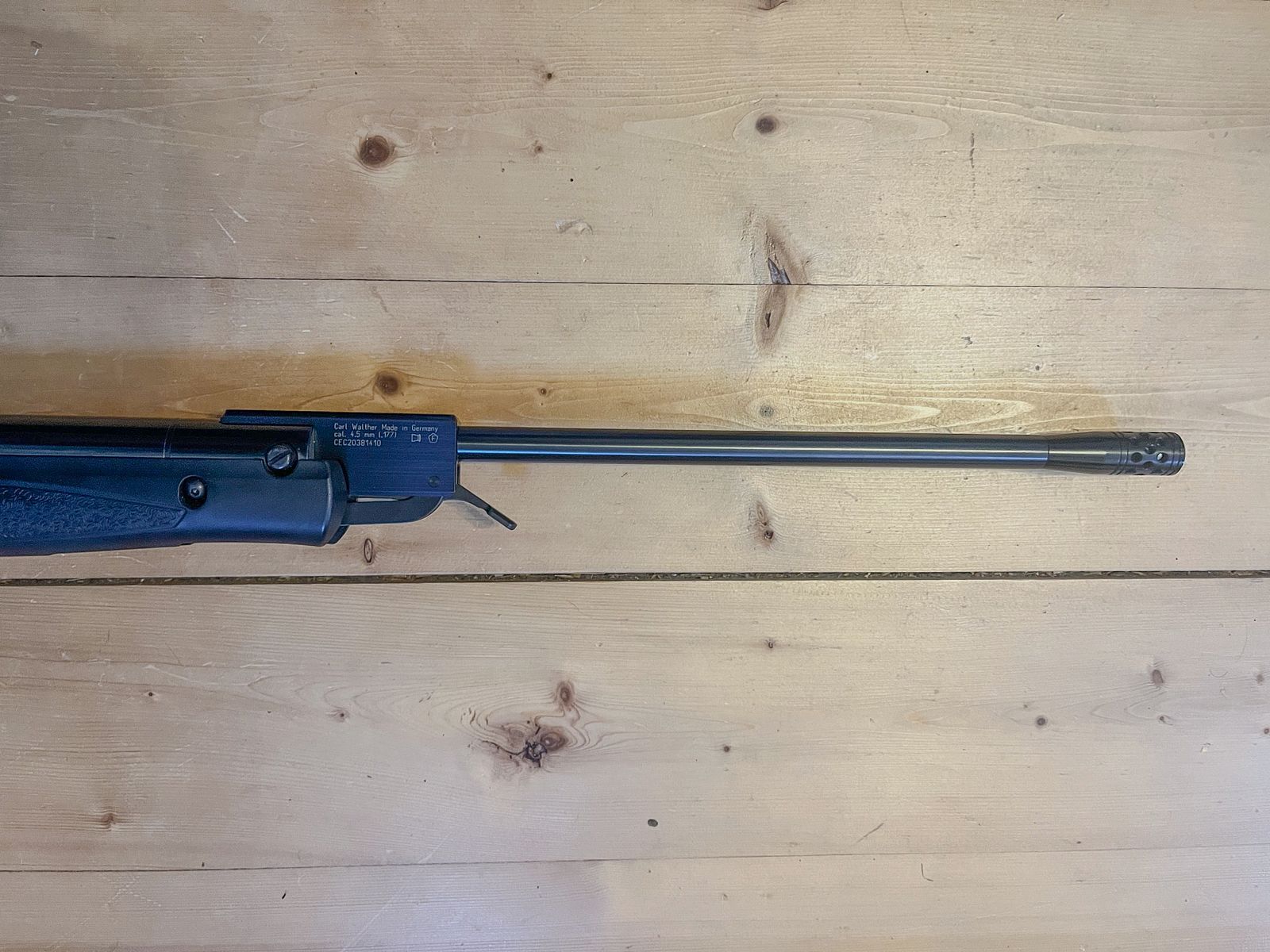 Rifle de aire Walther Century Varmint 4,5 mm Diabolo con culata de plástico