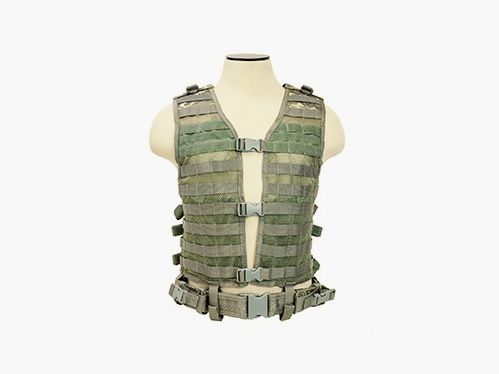 Taktische Molle-Weste groß (amerikanisches digitales Camouflage)