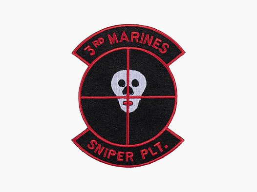 Unbekannt Abzeichen US Textil 3rd Marines Sniper Plt.