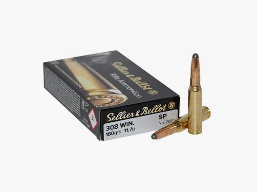 SELLIER & BELLOT 308 WIN SP 180 GR