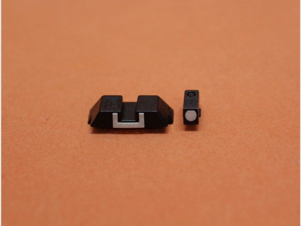 Glock Glock (-Gen4): Stahlvisierung feststehende Kontrastkimme/-Korn (6,1mm)