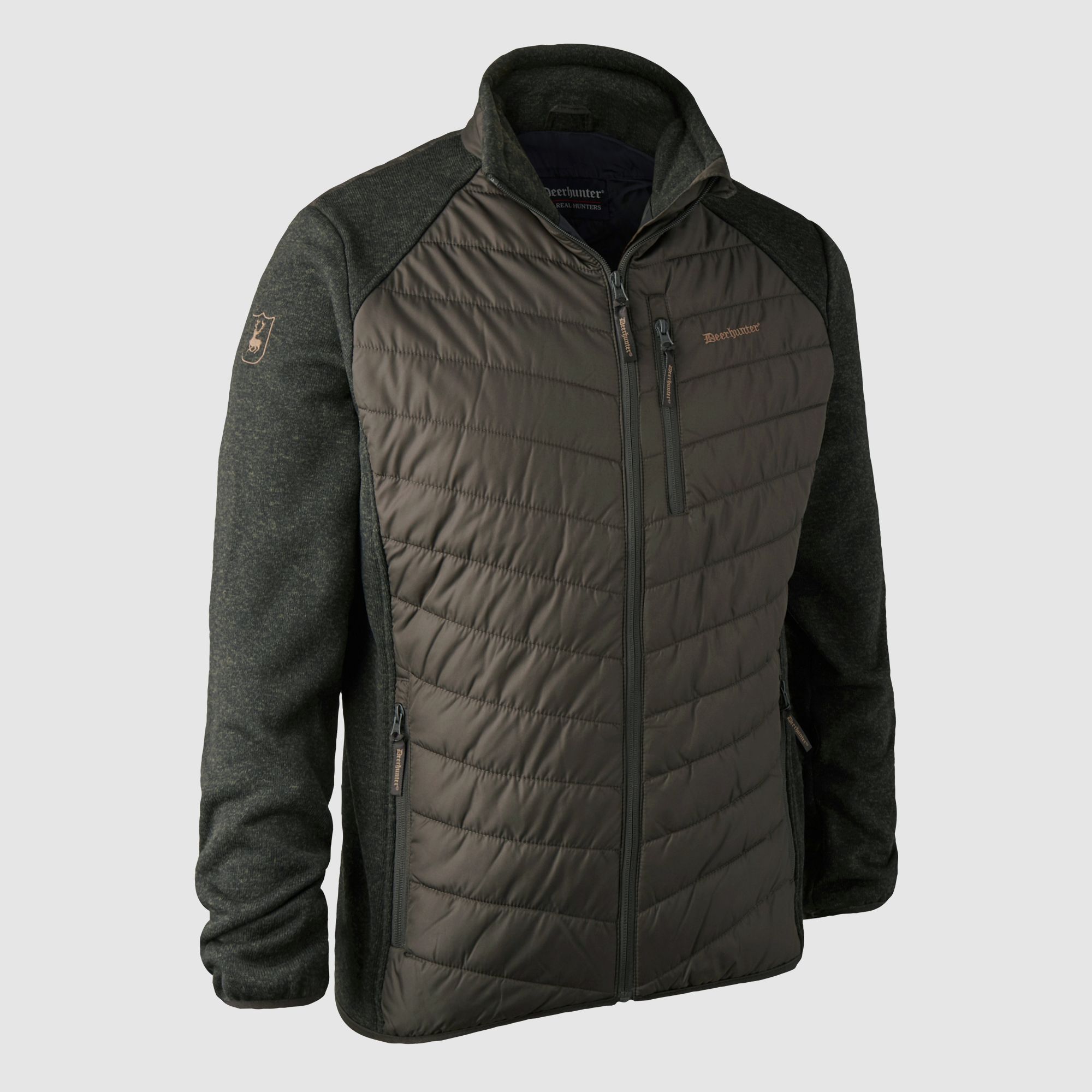 Deerhunter Moor Pikowana Kurtka z dzianinowym Timber 2XL