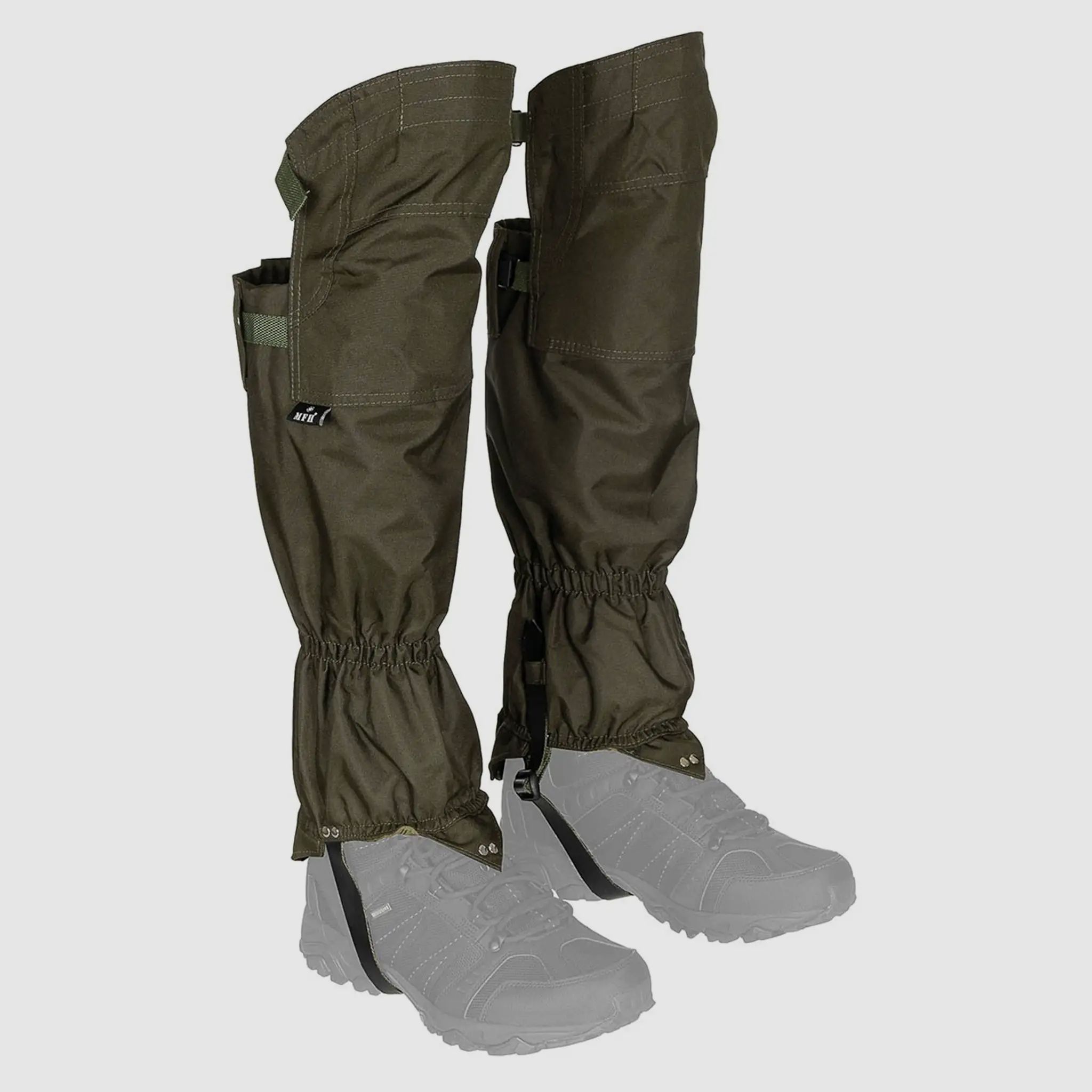 MFH Gamasze Overknee z zamkiem