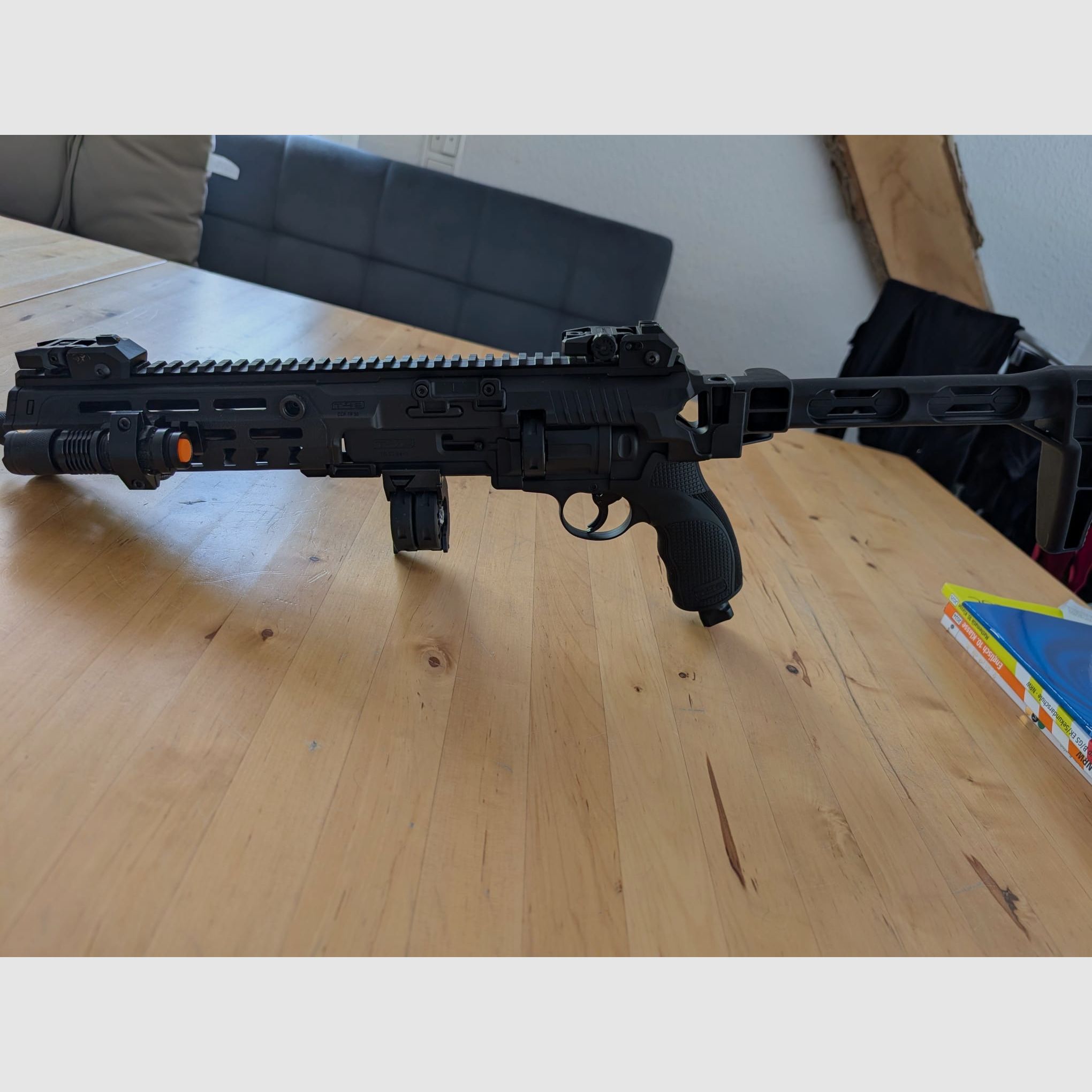 HDR 50 (TR 50) Gen2 revolver, cal. 50 incl. T4E Carbine Conversion Kit "als nieuw