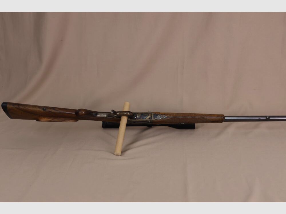 Greifelt & Co. Suhl break-action rifle with color hardening