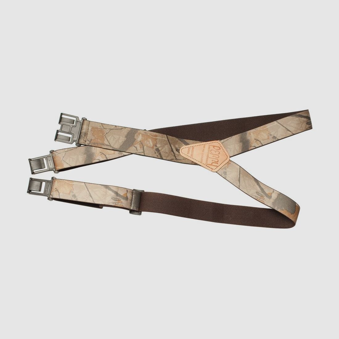 Camouflage bretels om in te haken