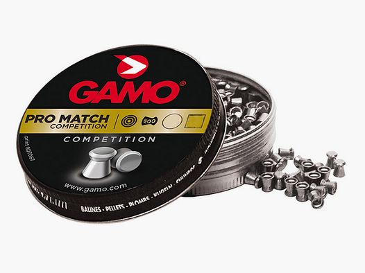 Flachkopf Diabolos Gamo Pro Match Competition Kaliber 4,5 mm 0,49 g glatt 500 StĂĽck