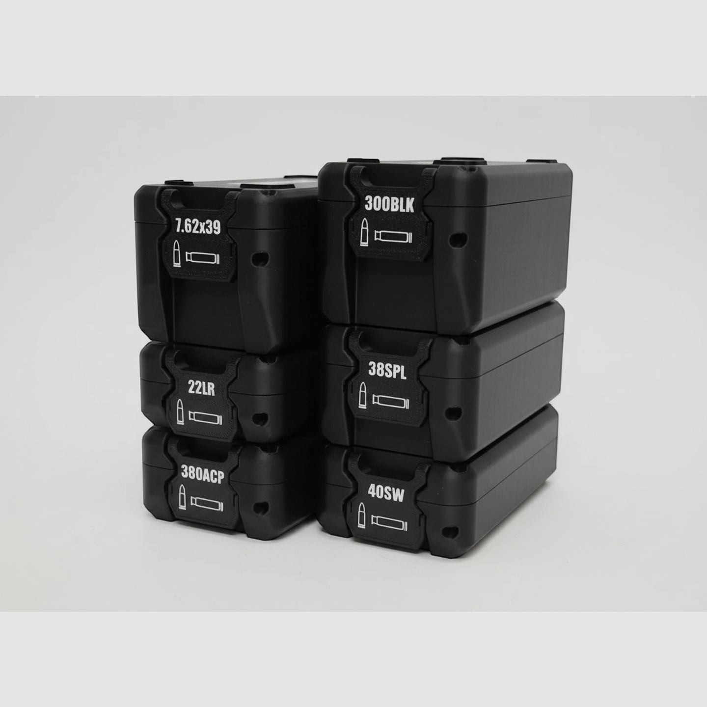 Filamelt Munitionsbox / 22 LR - .22 LFB / 'Klapp- / Rastdeckel' / Patronenbox, Ammo Box