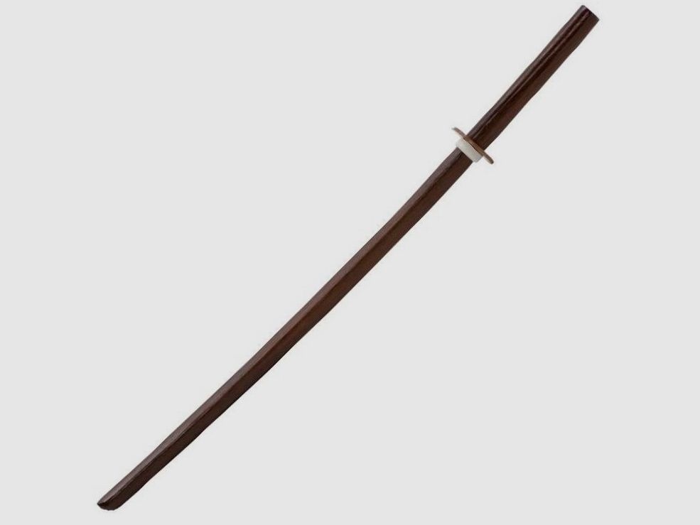 Samurai-houten zwaard bruin