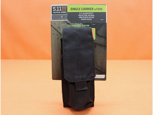 5.11 Single Mag Pouch w/ Cover (58707) 019 Black Magazine Pouch