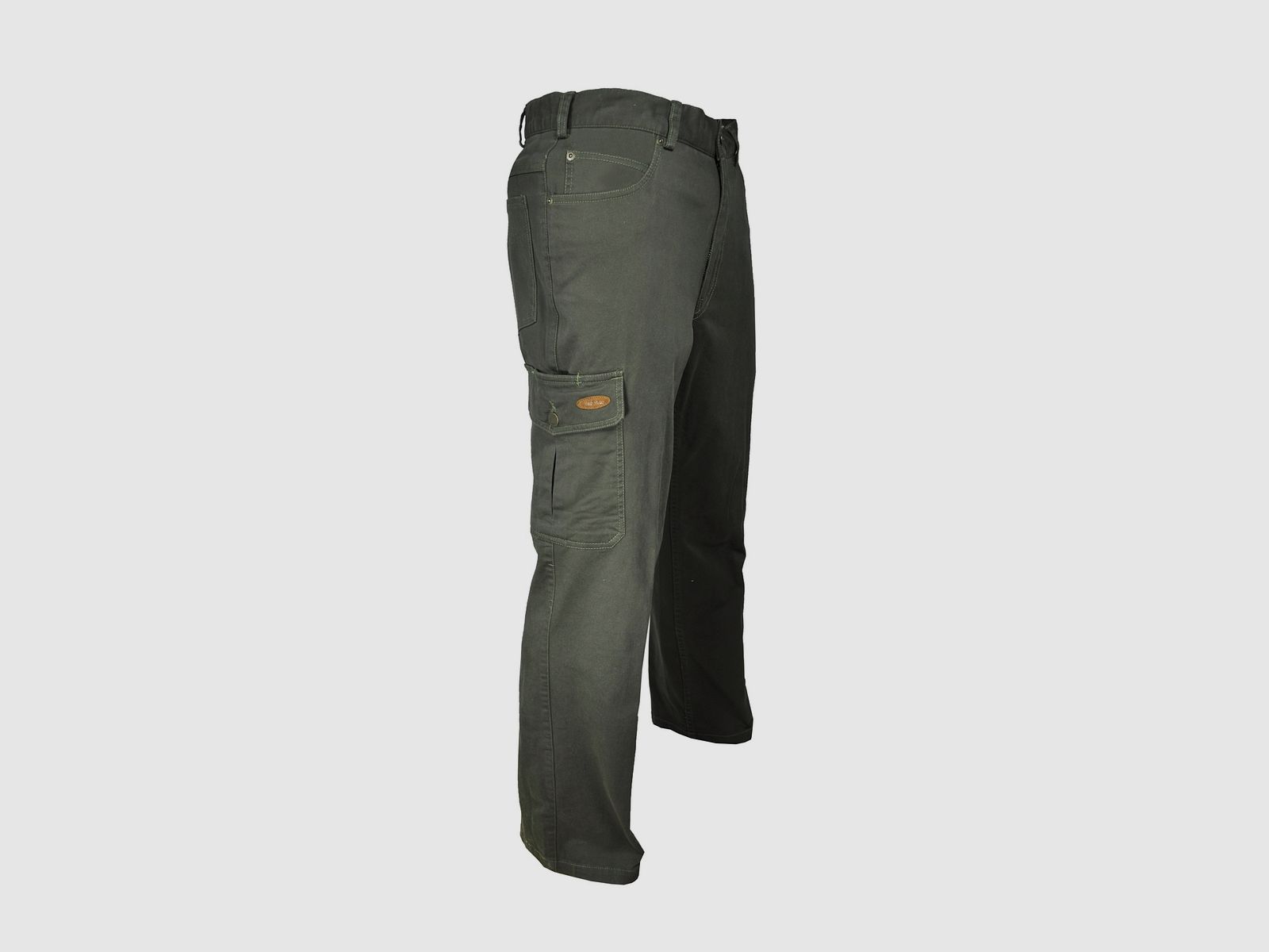 Sommerjeans Stretch 5 Pocket grün