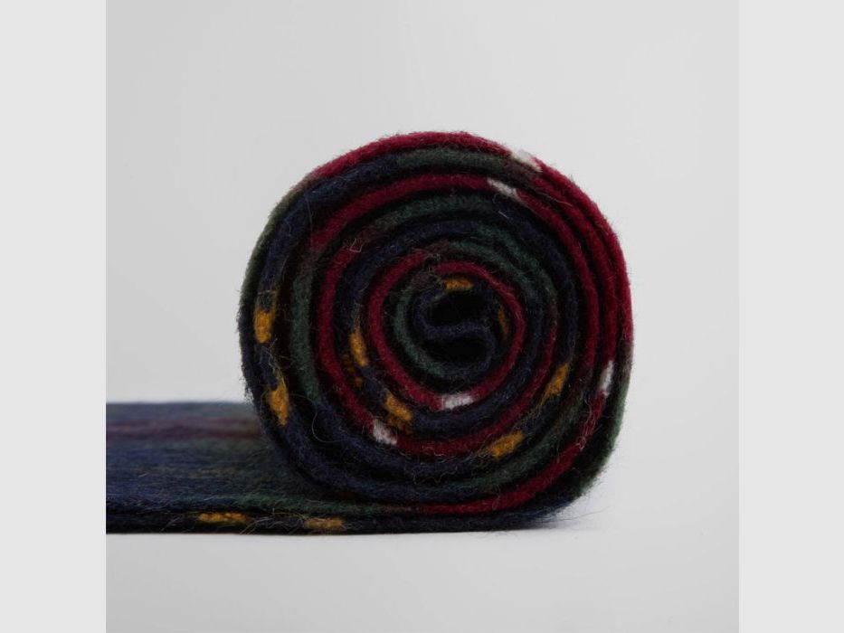 Barbour Schal Cashmere Wool Tartan | winterberry tartan, Bild 7 von 12