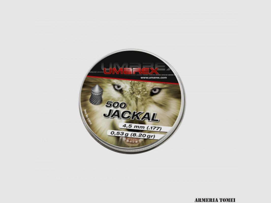 UMAREX – JACKAL 4,5mm (.177) 0,53g (8,20gr) 500st, afbeelding 1 van 2