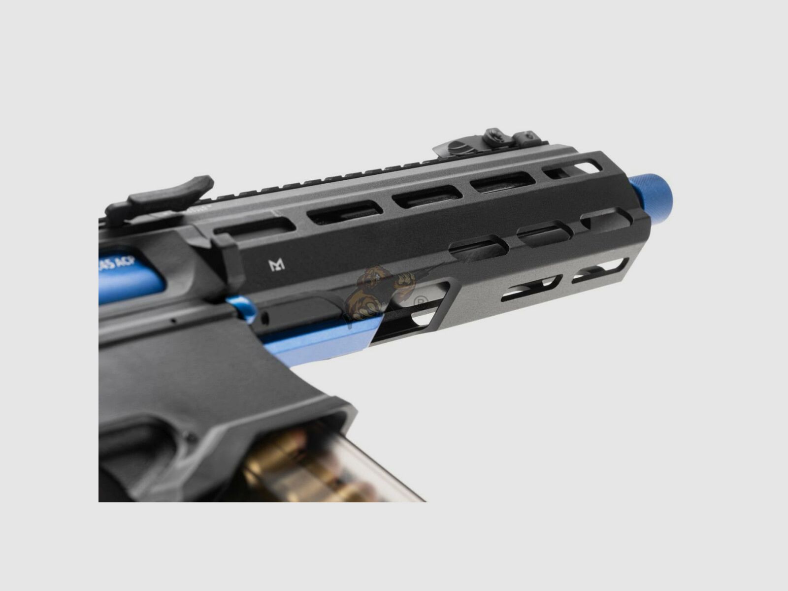G&G PCC45 G2 with ETU in Black/Blue Airsoft Free from 18 - S-AEG -F-