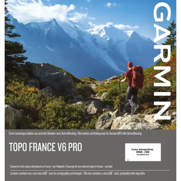 Mappa topografica V6 Pro per collari GPS Garmin Alpha - Francia, immagine 1 di 4