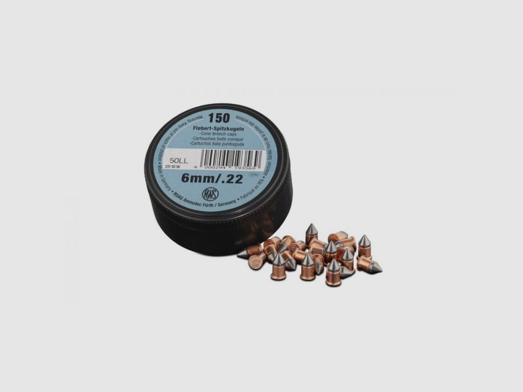 RWS FLOBERT CARTOUCHES 6MM SK 150 PCS