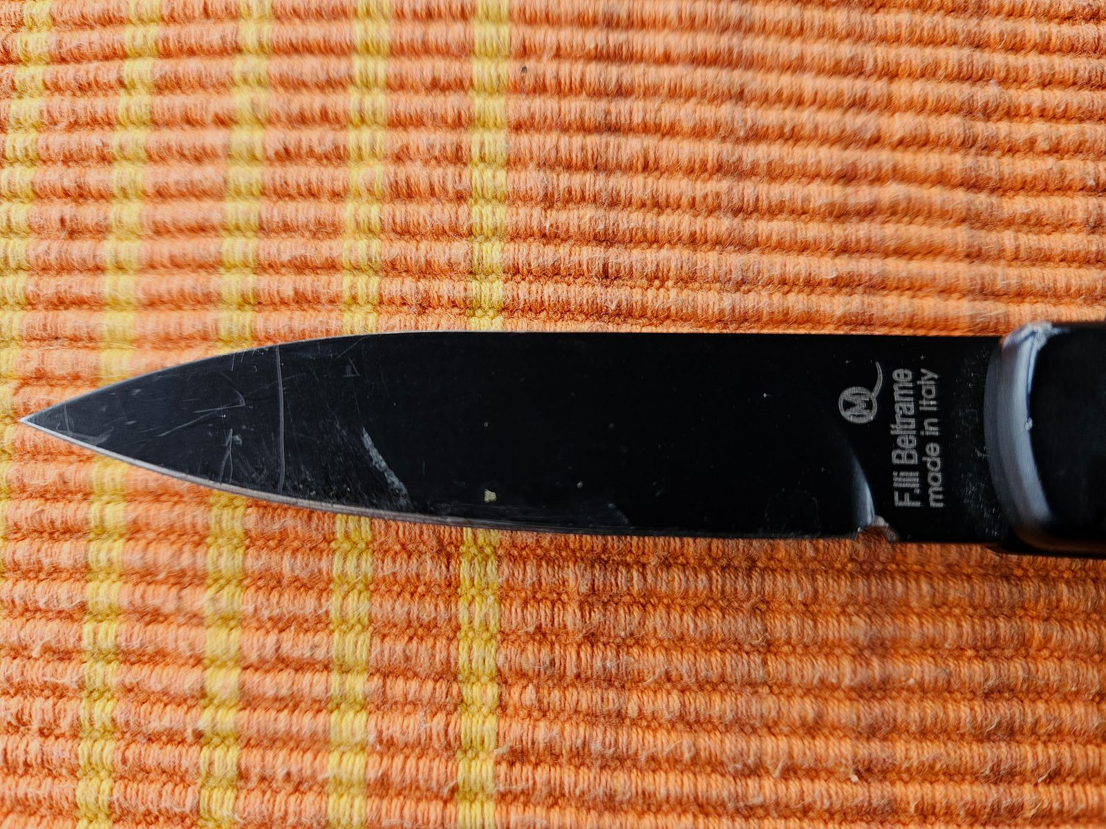 Beltrame Springmesser Coltello Scatto Tattico 3-D Nero schwarz