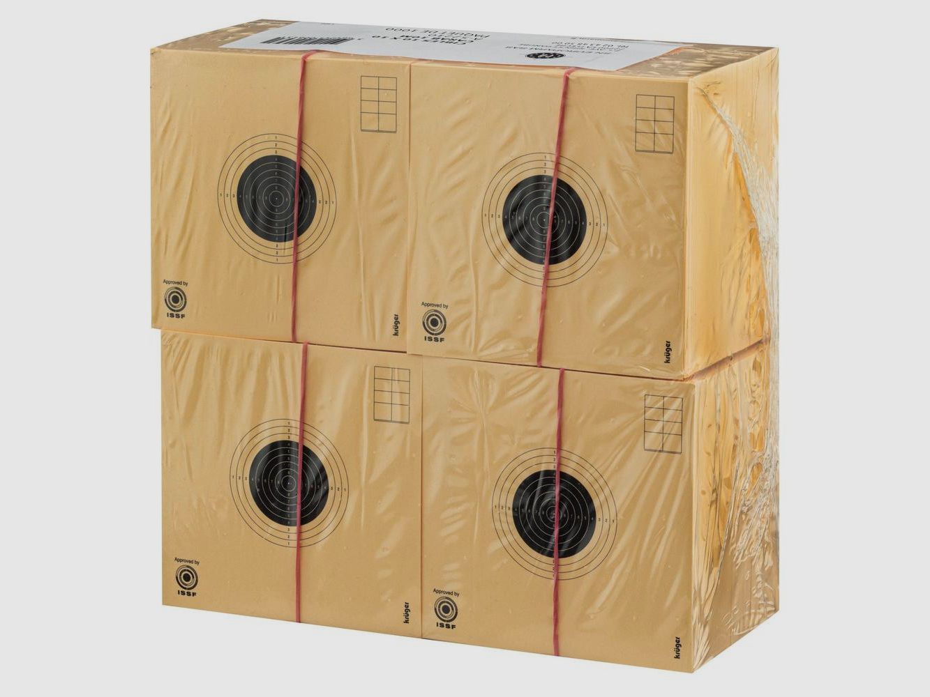 Fogli di Bersaglio 10x10 cm - Set Pratico - Resistenti e Facili da Installare - Per Allenamento di Tiro di Precisione, immagine 1 di 3
