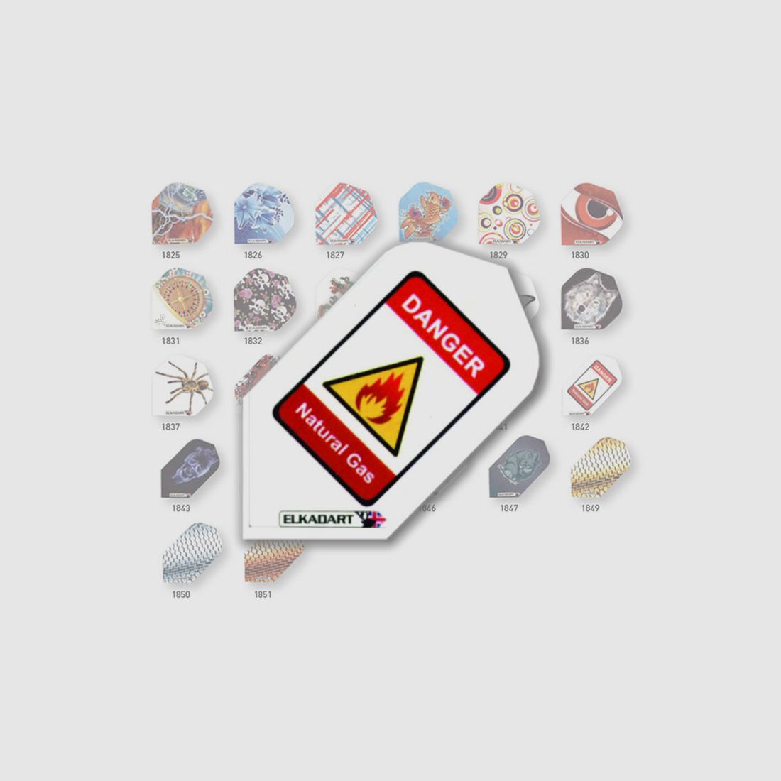 Elkadart Flights Danger Slim Form 3 StĂĽck