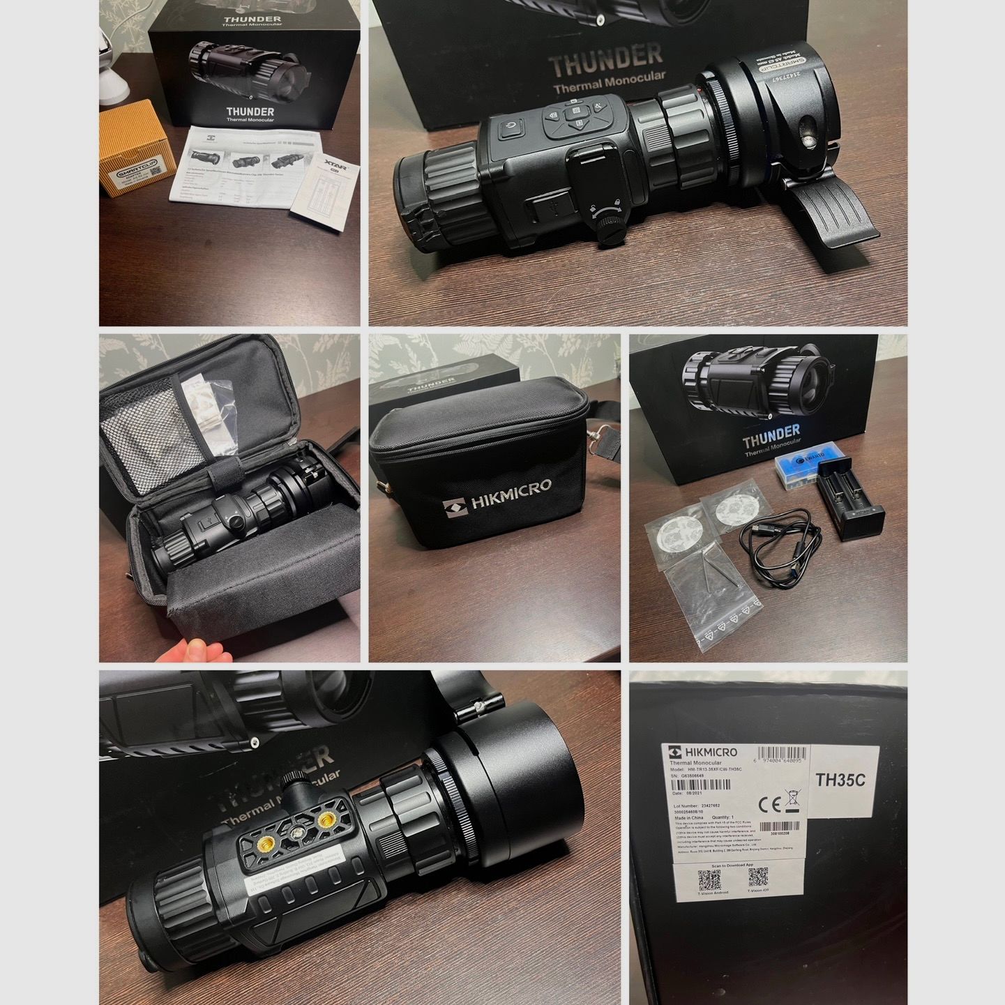 Hikmicro warmtebeeld voorzetapparaat TH35C compleetpakket