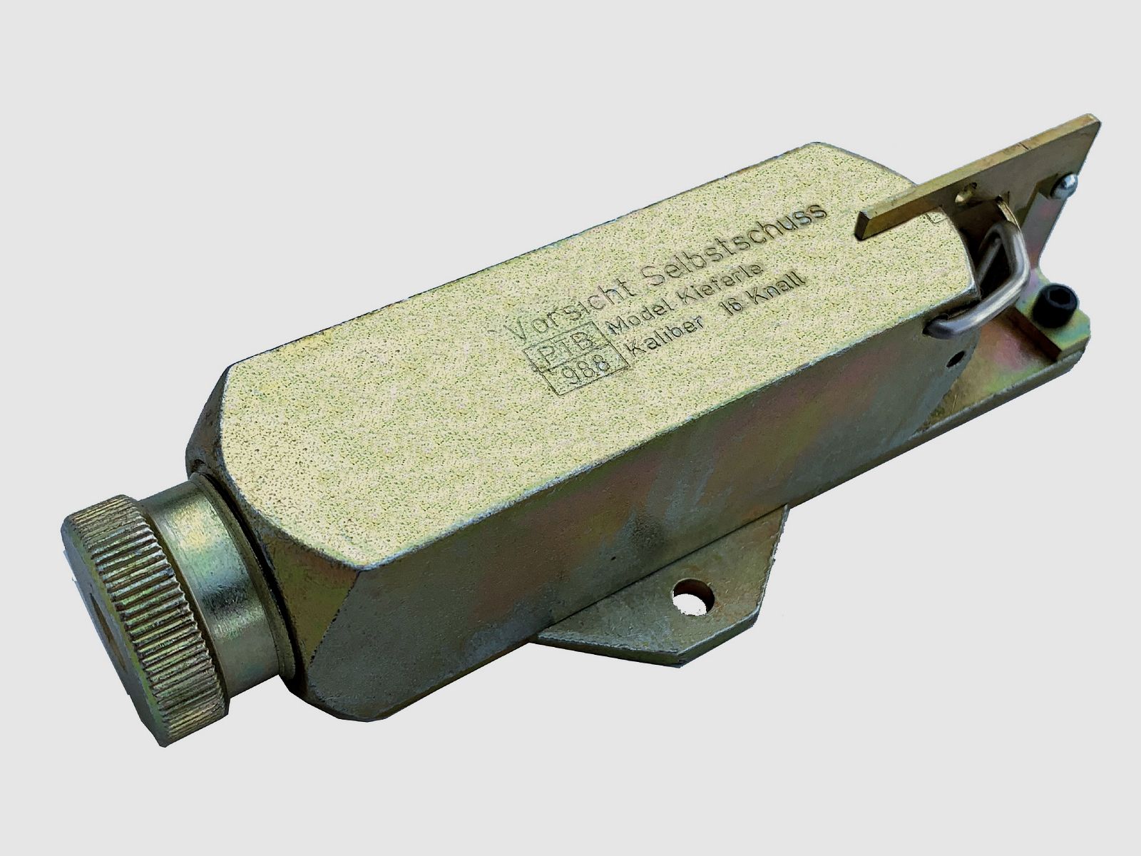 Böllerselbstschuss Kieferle Cal. 16