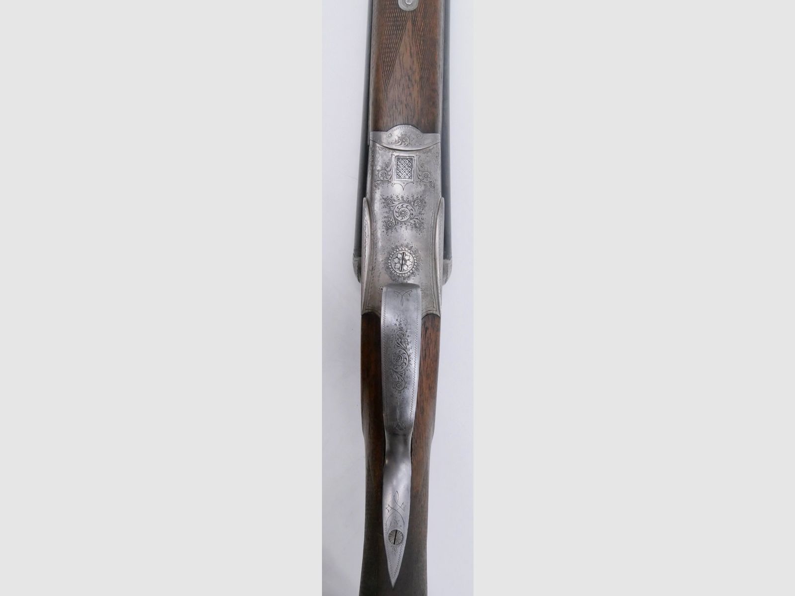 Doppelflinte ETW Suhl 16/70 Lauflänge 720mm mit Einhakmontage - Basen