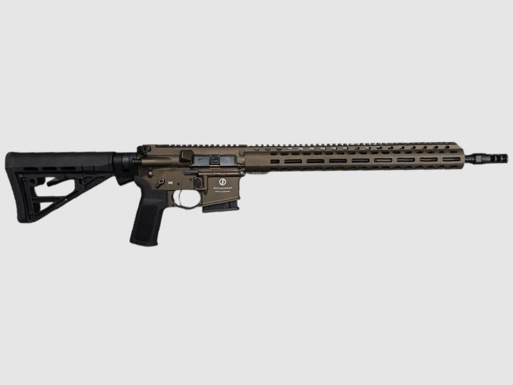 SCHMEISSER M5FL DYNAMIC BRONCE AR15 , halbautomatische Büchse, 16,75" sofort verfügbar, Versand +25€