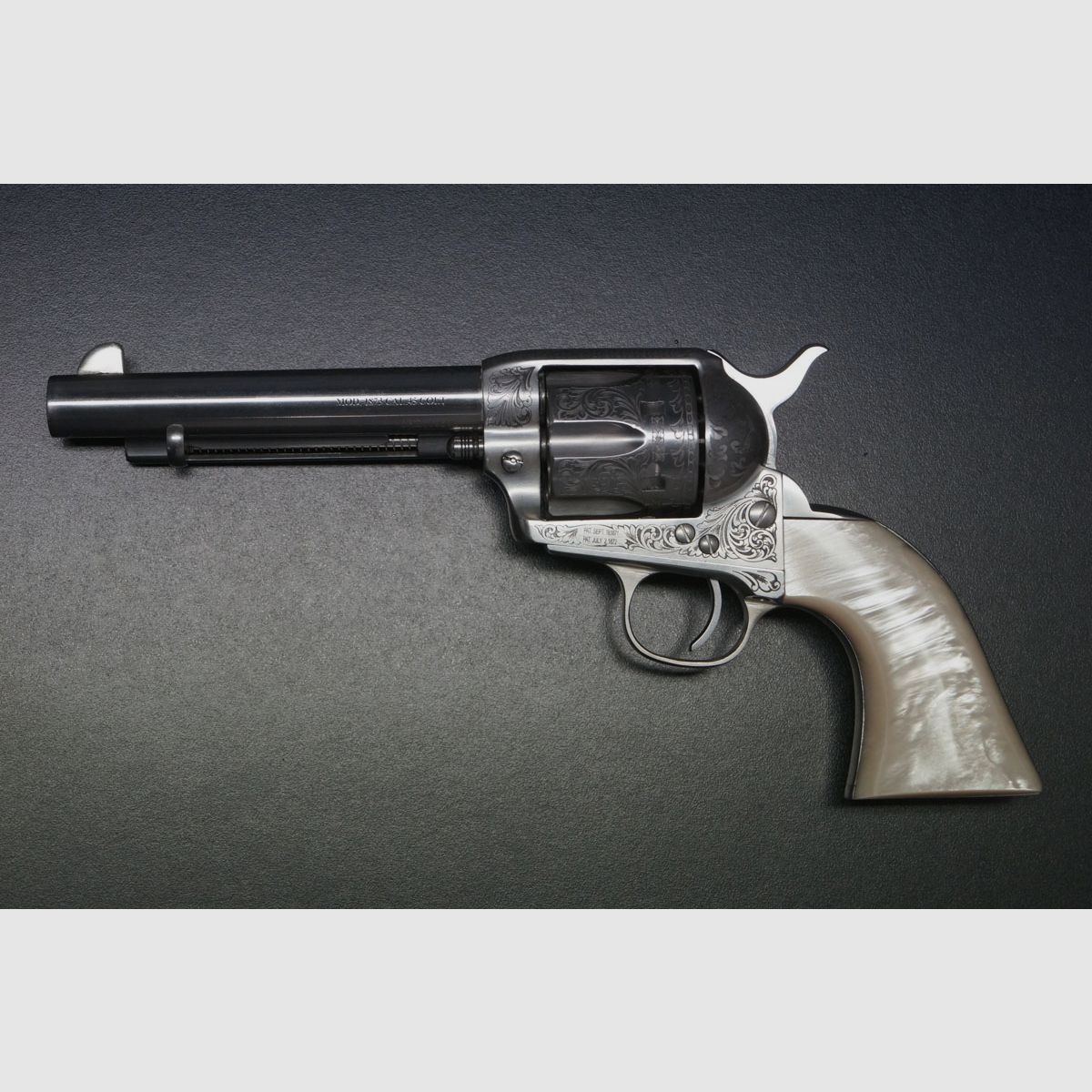 Uberti Cattleman RVS gegraveerd .45 Colt, afbeelding 8 van 8