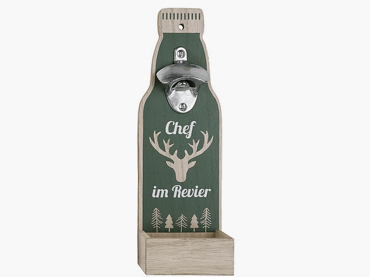 Gilde MDF Wand-Flaschenöffner