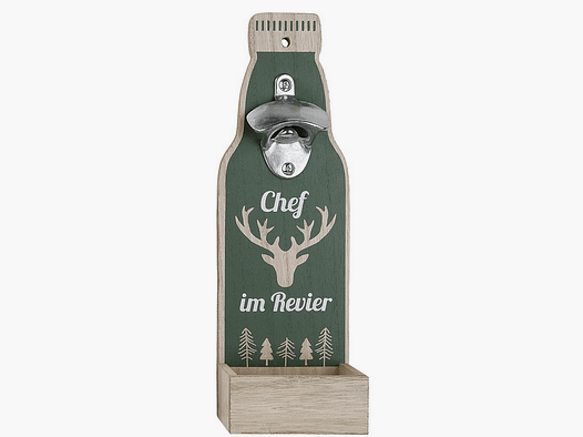 Gilde MDF Wand-Flaschenöffner