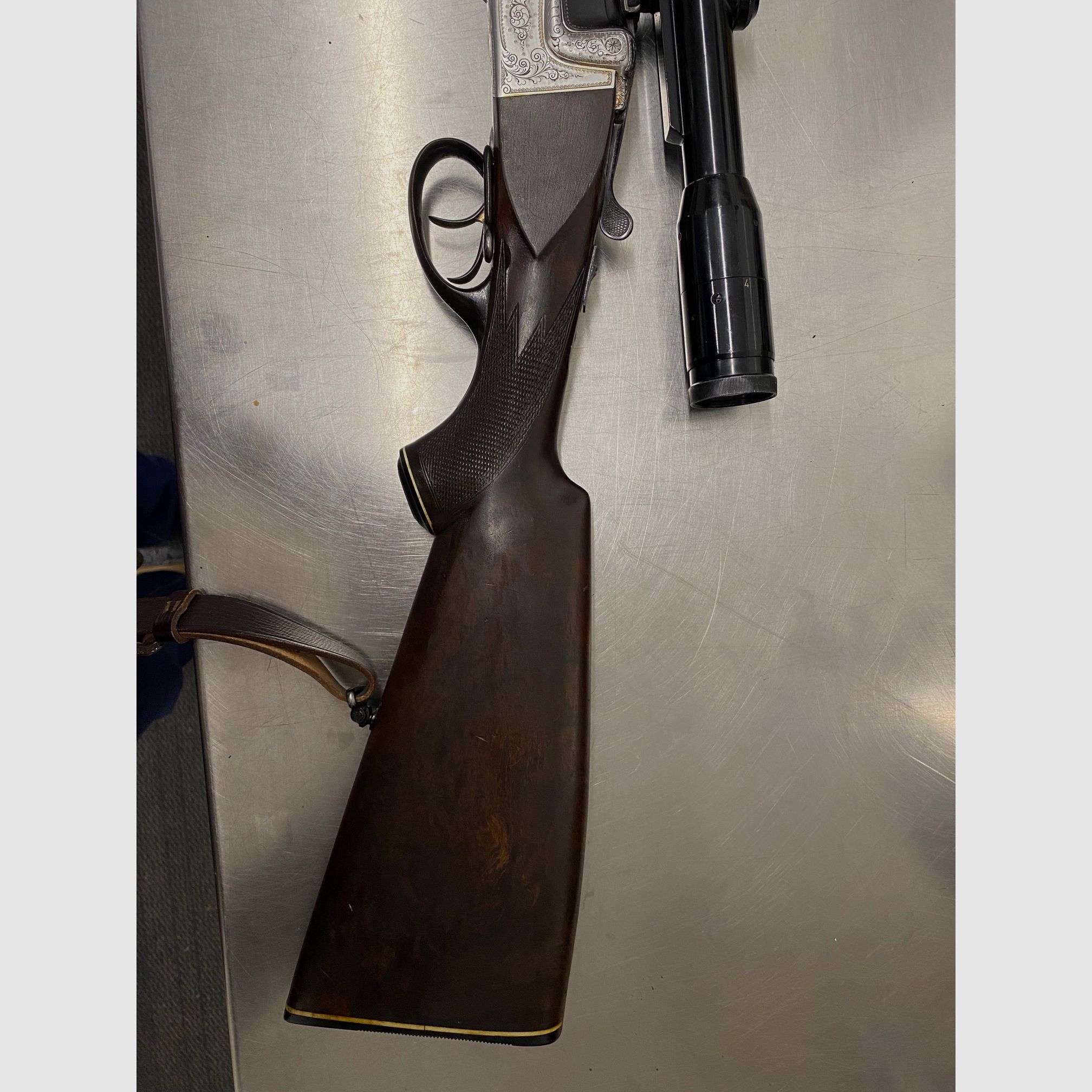 Bockbüchsflinte Krieghoff, Kal. .222RemMag, 16/70