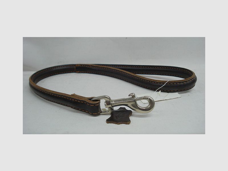 Leine 70 cm - braun mit Schlaufe
