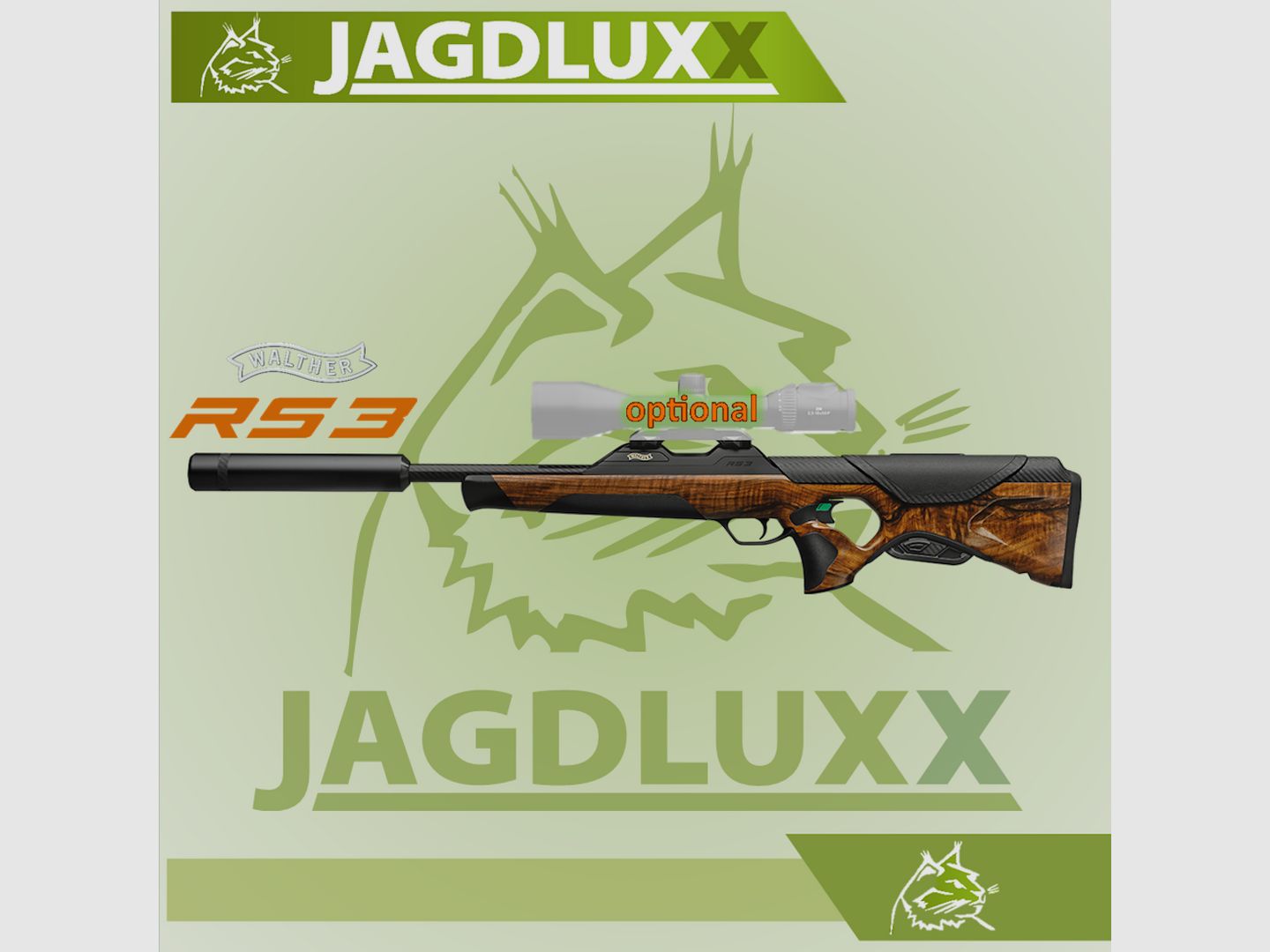 Walther RS 3 Heritage Sevenstar Repetierbchse inkl. Schalldmpfer