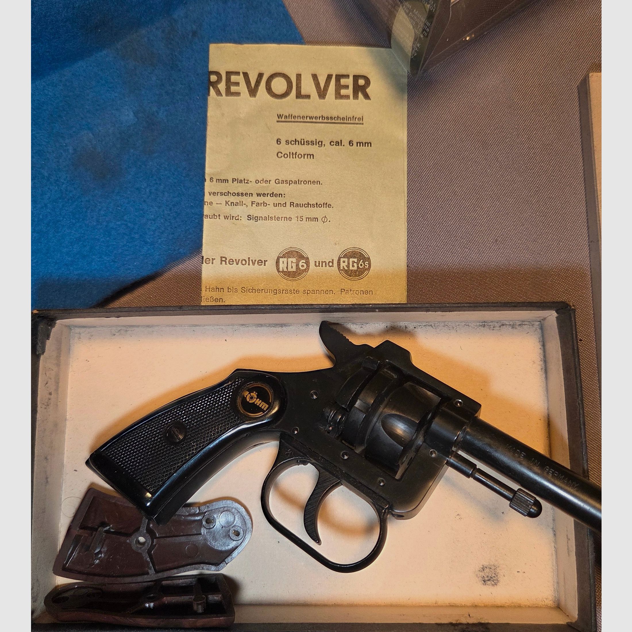 Röhm RG 6 Cal ,6mmk ,watch old about 50 years collector pieces very rare to get, free from 18 years