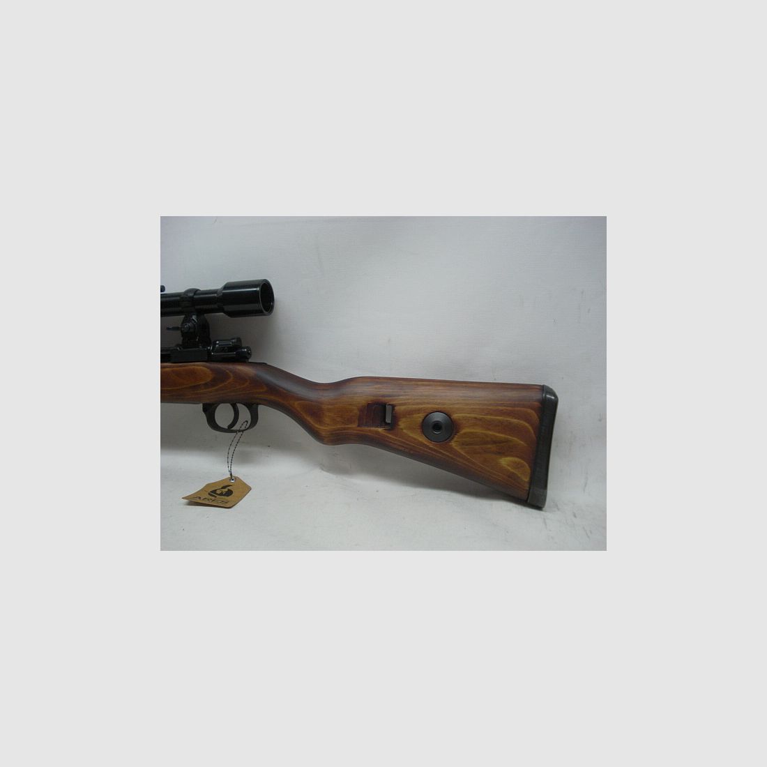 K98 incl. scope + mounting - cal. 6mm BBs, real wood
