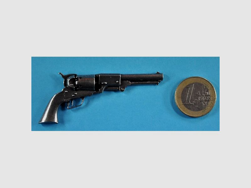 Vorderlader-Revolver Colt Dragoon als Metall-Anstecker