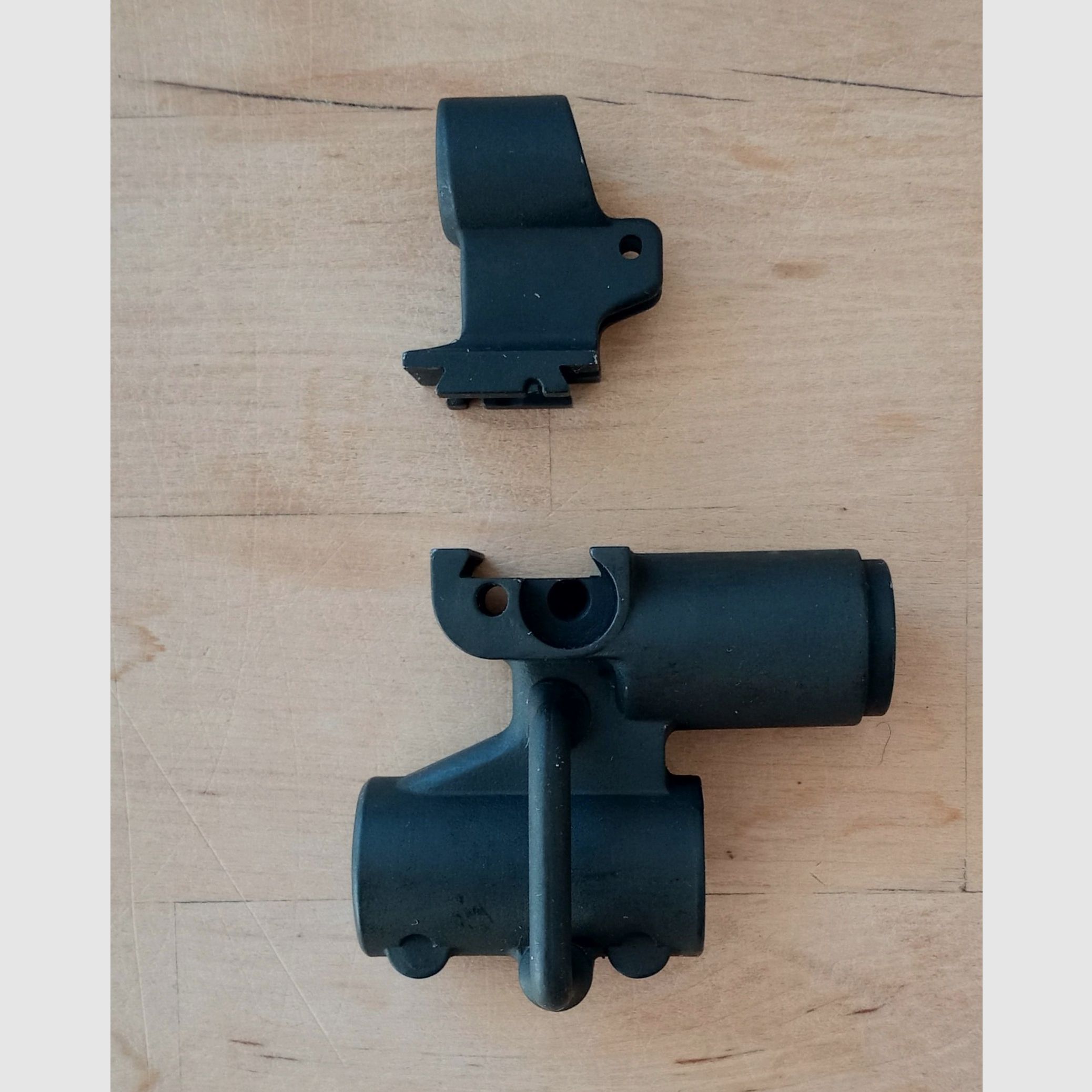 Unmontierter AK Combo Kornträger / Gasblock -> Perfekt für Zastava Iraqi Tabuk Build (Galil RK62 Vektor R4 R5 und Klone)