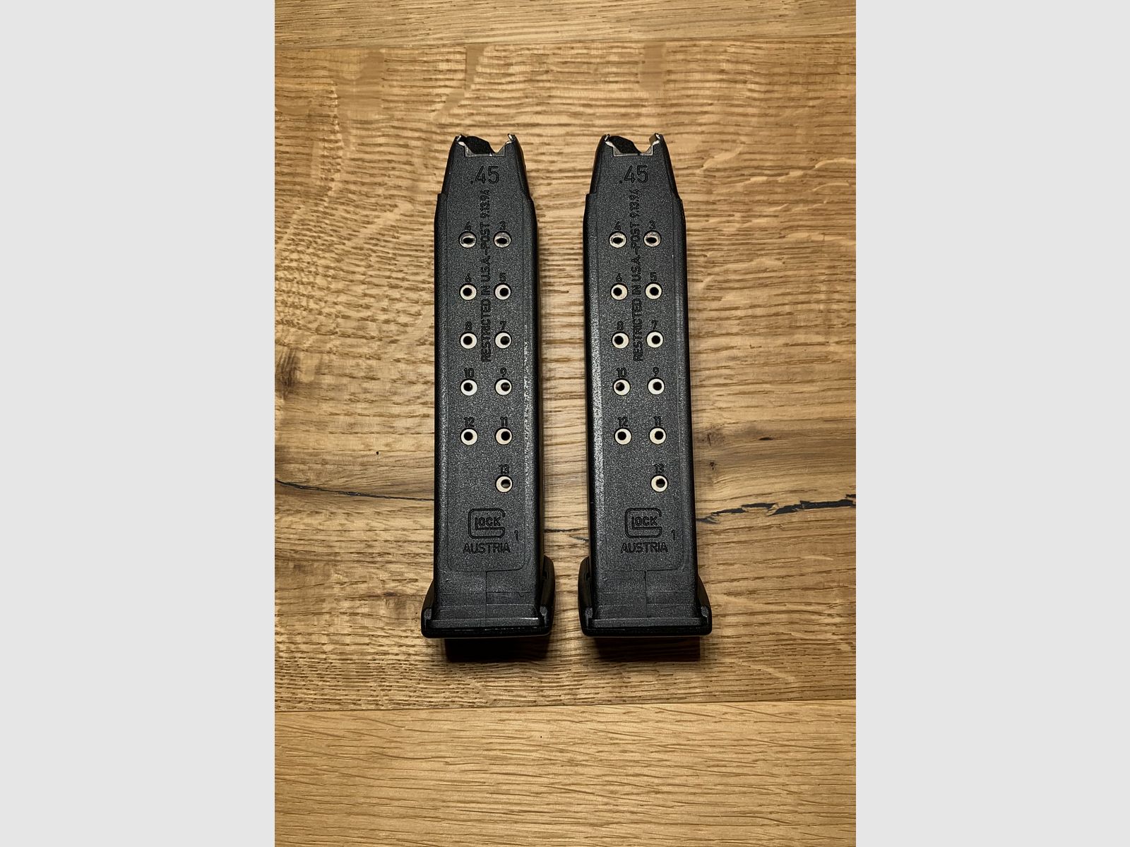 Glock Magazine Calibre .45 Auto para Glock 21, 21c y 41 modelos