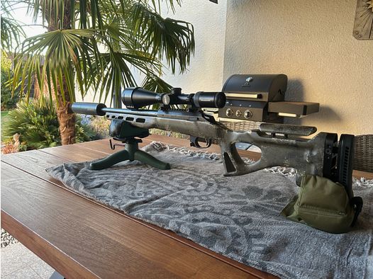 Tikka T3CTR with German Gun Stock Raptor stock 42cm
