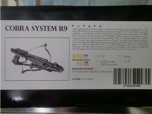 Ek Archery Cobra R9 Repetier Armbrust + Scope