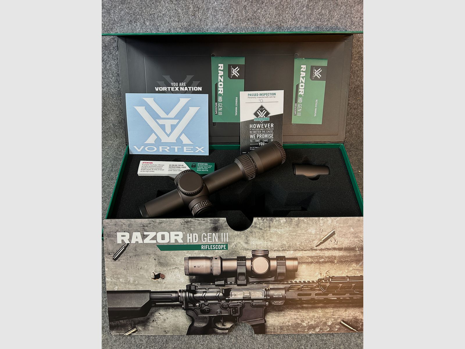Vortex Razor HD Gen III 1-10x24 MRAD