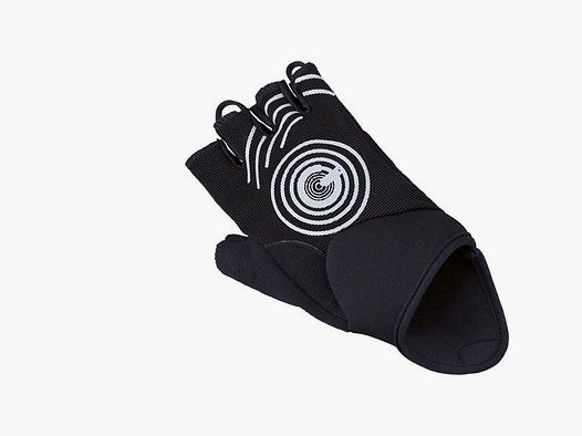 Guante de tiro 5-mitad de dedo para diestros