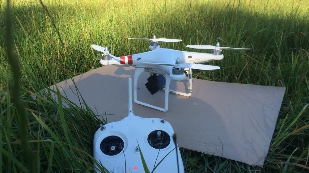 Mit der Quadrocopter-Drohne jagen?! DJI Phantom I