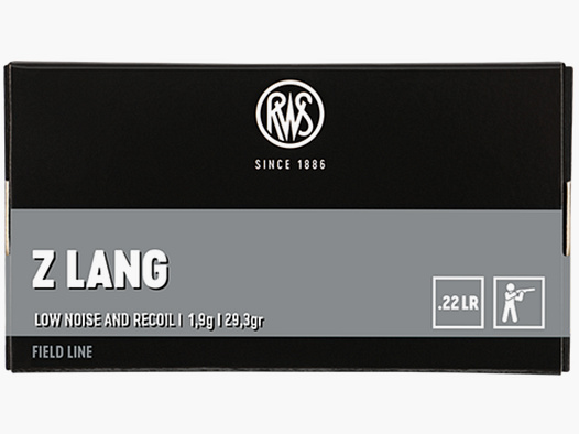 RWS .22 LR Z Lang 1,9 g 29,3 gr