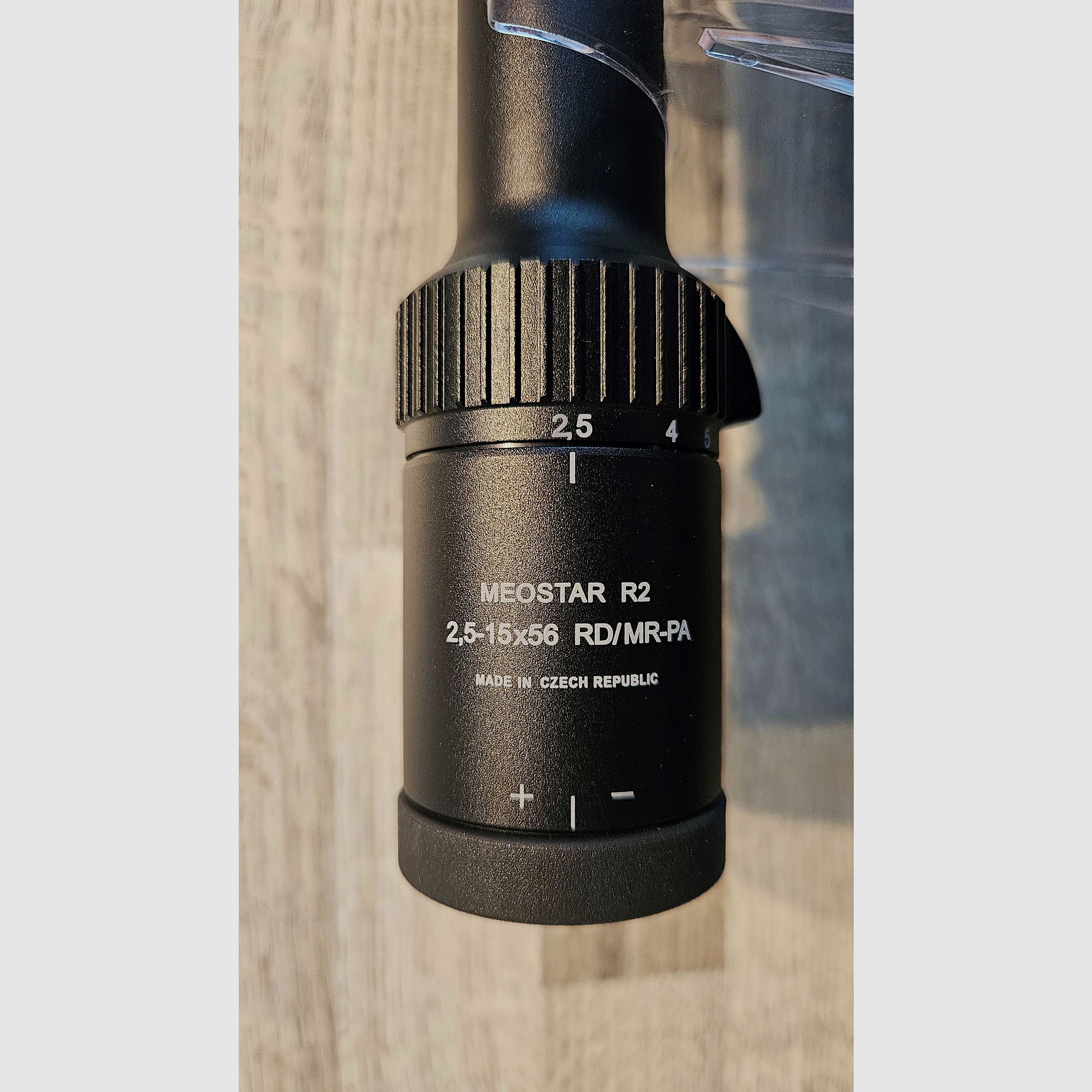 Neuware - Meopta-MeoStar R2 2,5-15x56 RD/MR PA mit Parallaxeausgleich Absehen 4C - mit Schiene