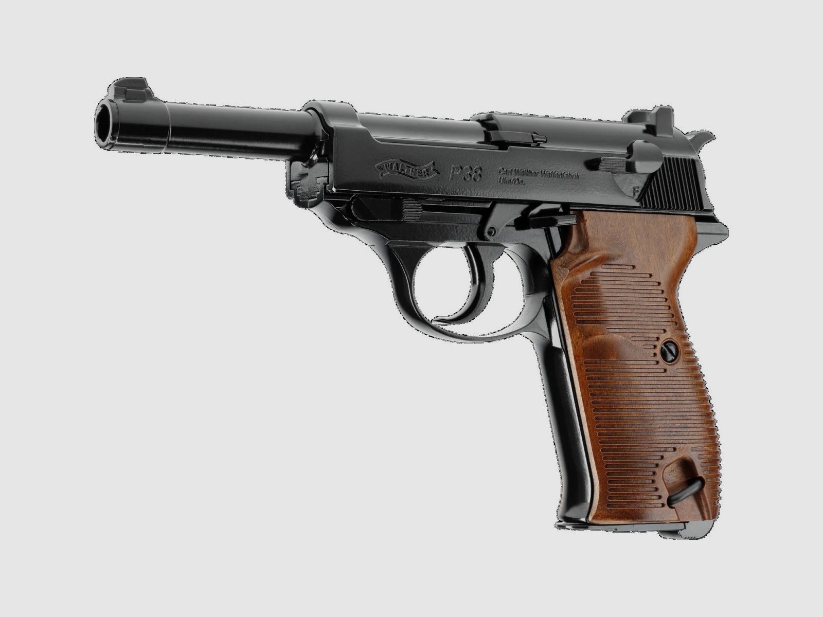 Walther P38 con corredera móvil de acero 4,5 mm y CO2, imagen 1 de 6
